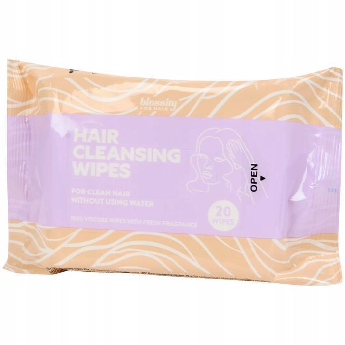Chusteczki Do Włosów Blossity Hair Cleansing Wipes 20 Szt. Bez Wody