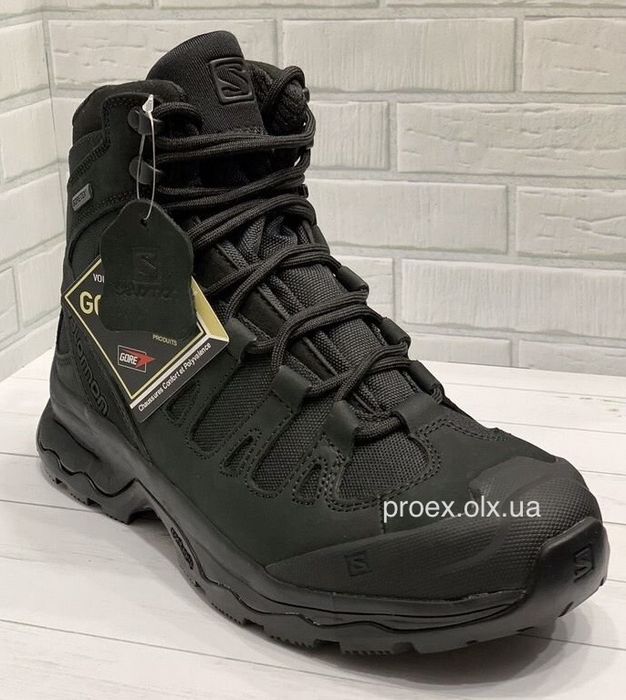 SALOMON Quest 4D Forces 2 Black | Тактические ботинки | GTX | ВСУ, полиция