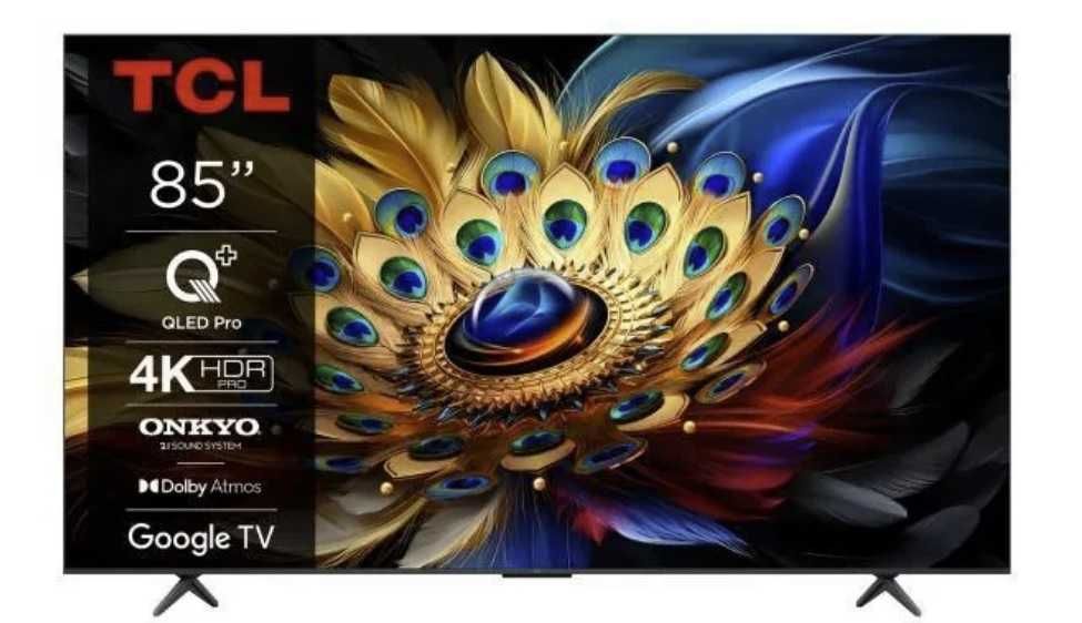 Telewizor TCL 85C655 QLED 4K Google,Dolby Vision Dolby Atmos HDMI 2.1