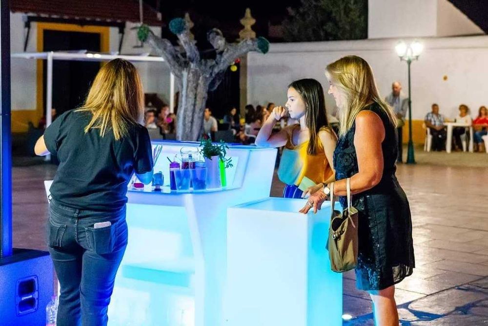 Mobiliario led decoração