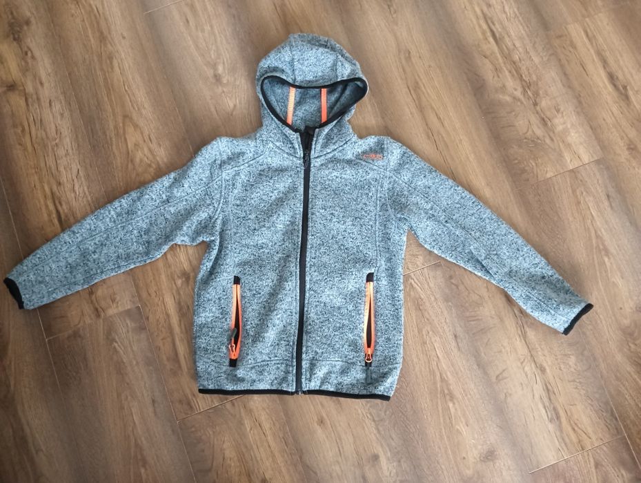 Bluza dresowa z kapturem dla dziewczynki CMP rozmiar 134