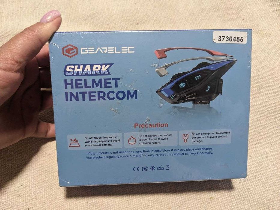 Мотогарнитура GEARLEC Shark Helmet Intercom