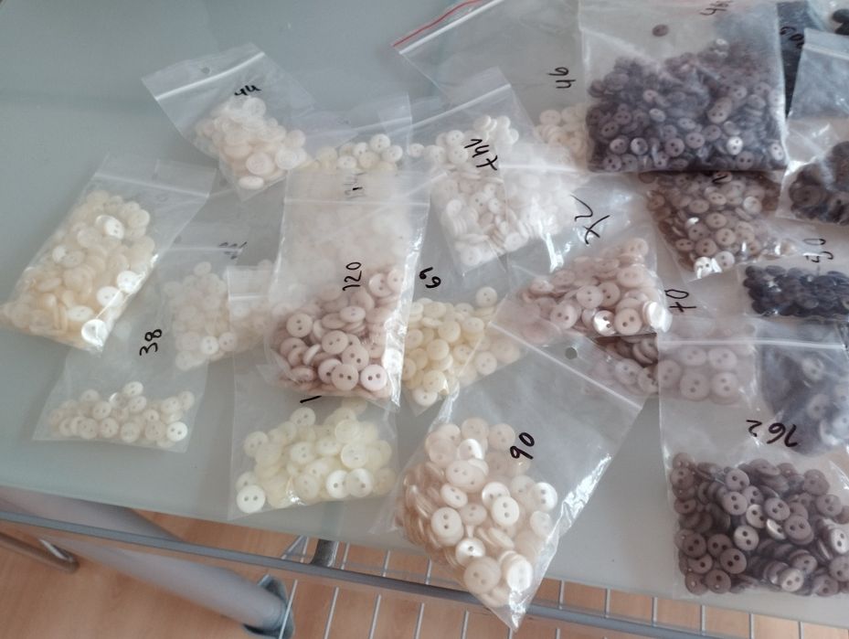 Botões cores várias