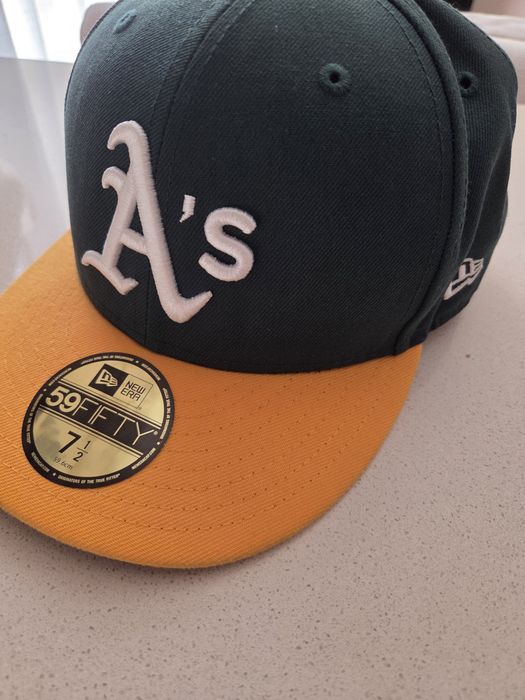 Boné New Era  oficial dos Oakland Athletics