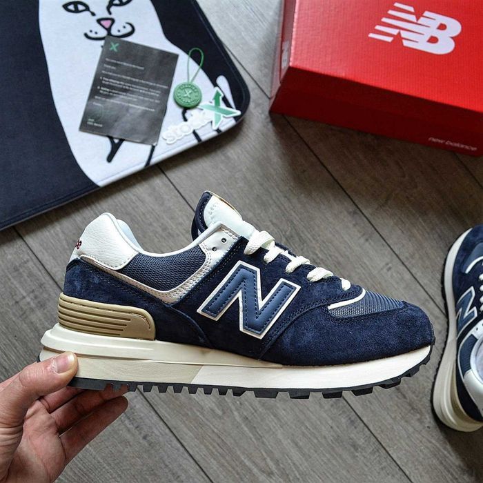 !SALE! New Balance 574 Legacy Dark Blue White 40 41 42 43 44 нб сині