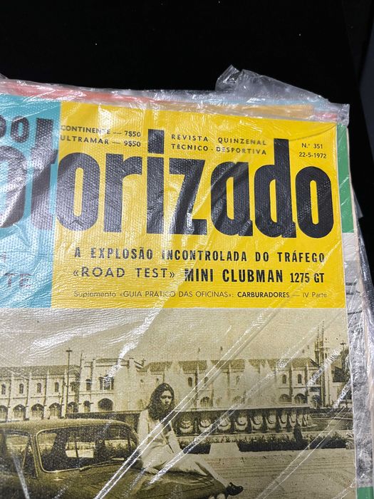 Conjunto de 13 Revistas antigas MUNDO MOTORIZADO