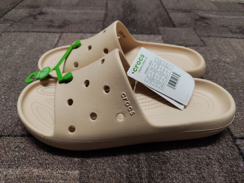 Crocs CLASSIC SLIDE v2 Shiitake W10