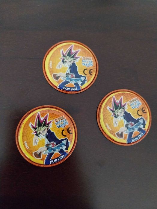 Lote 3 Metal Tazos Yu Gi Oh (Yami Yugi)