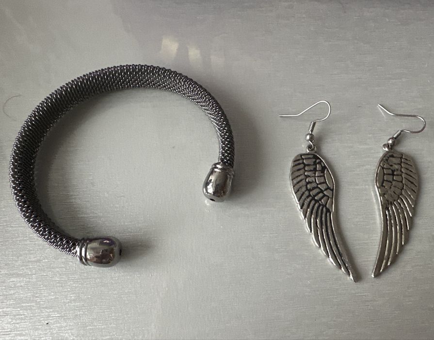Біжутерія, браслет, підвіска, сережки Zara, сережки крила,