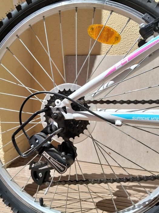 Bicicleta BTT néon stylos MTB 24