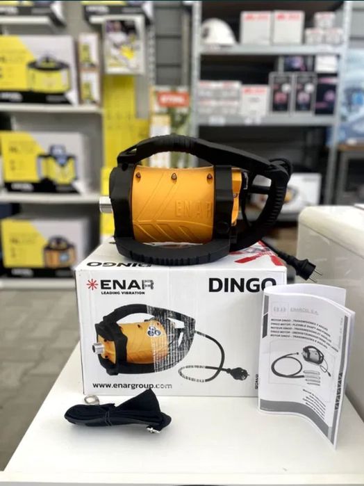 Wibrator do betonu Enar Dingo wąż 4 m, buława 40mm Nowy ,FV, Gwarancja