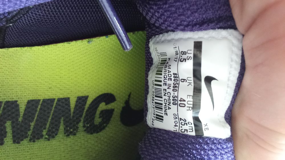 Кросівки оригінальні  Nike running 40