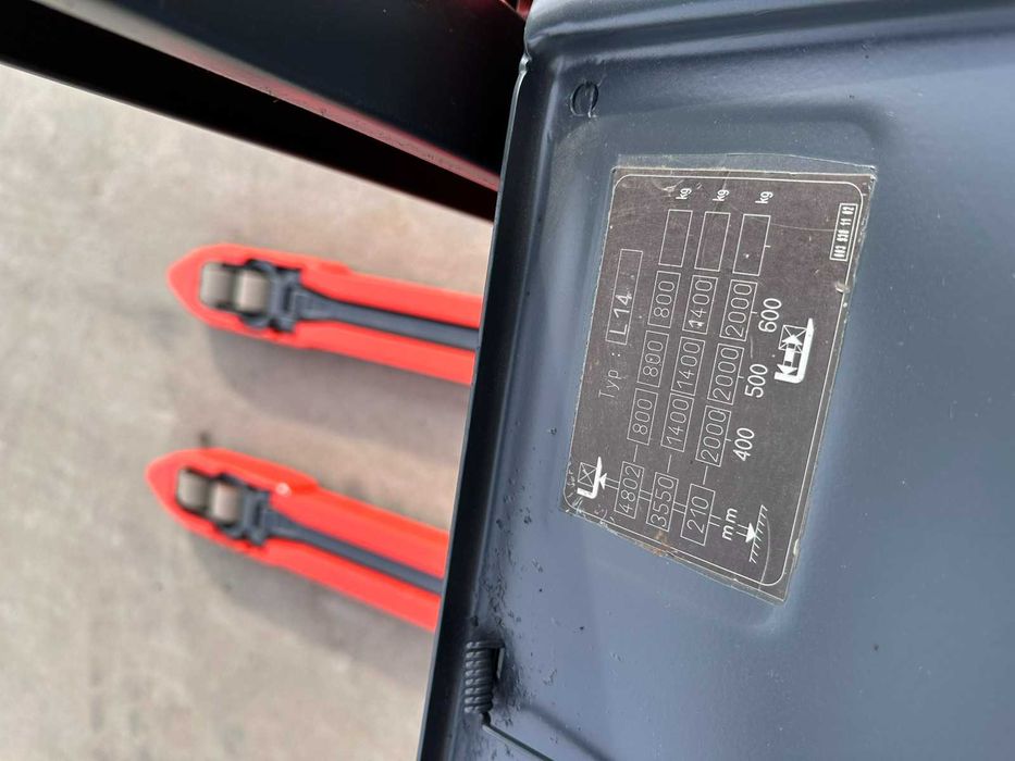 Штабелер електричний Навантажувач 1304* Linde L14LI 1,4т 424см