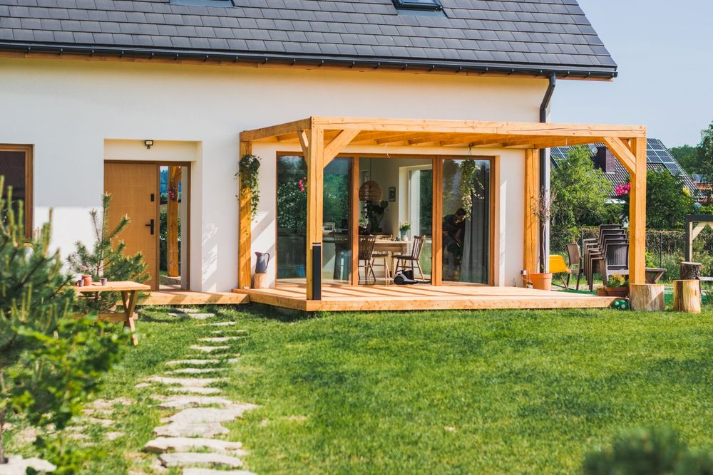 Konstrukcje drewniane, Stylowe pergole, Wiaty,