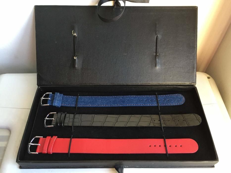 Conjunto 3 Braceletes PierCarlo D'Alessio com Caixa - novas