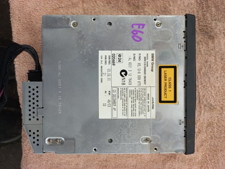 Zmieniarka płyt CD bmw e60 e61