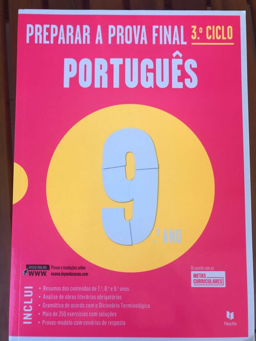 Exames 9 ano Matemática Português Apoio 3Ciclo Inglês Francês