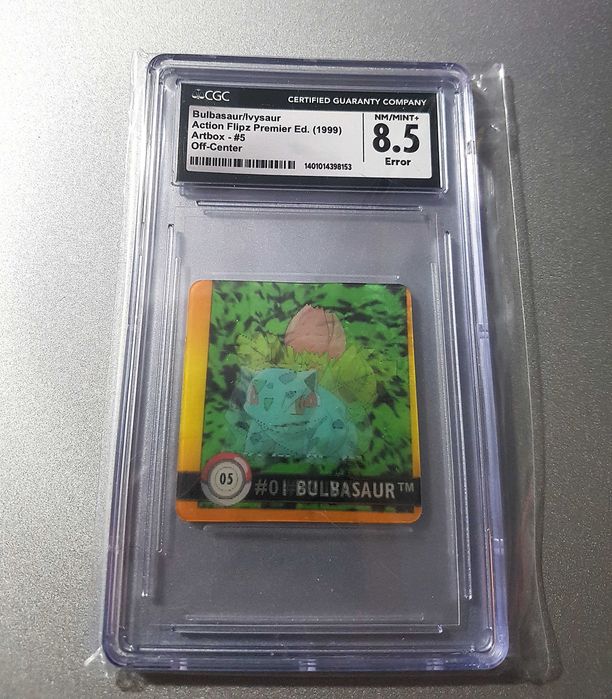 Bulbasaur/Ivysaur "Error" (Erro de Fábrica) 1999