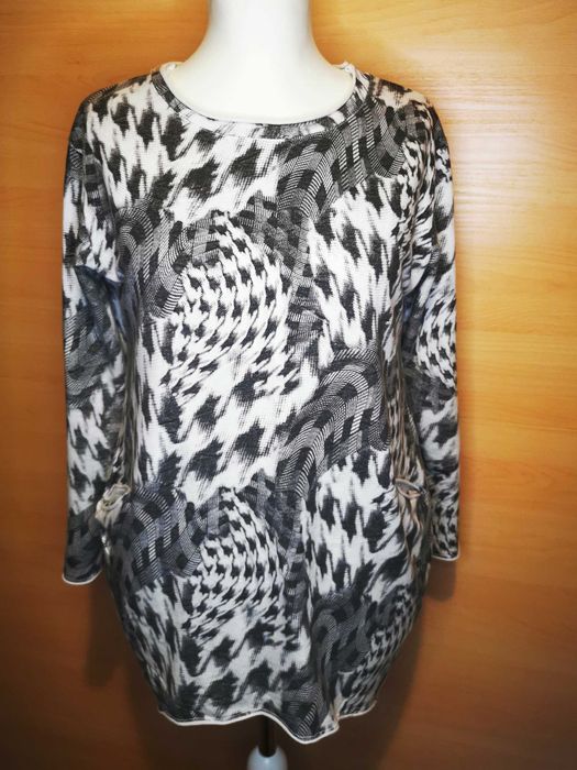 Tunika dzianinowa krata