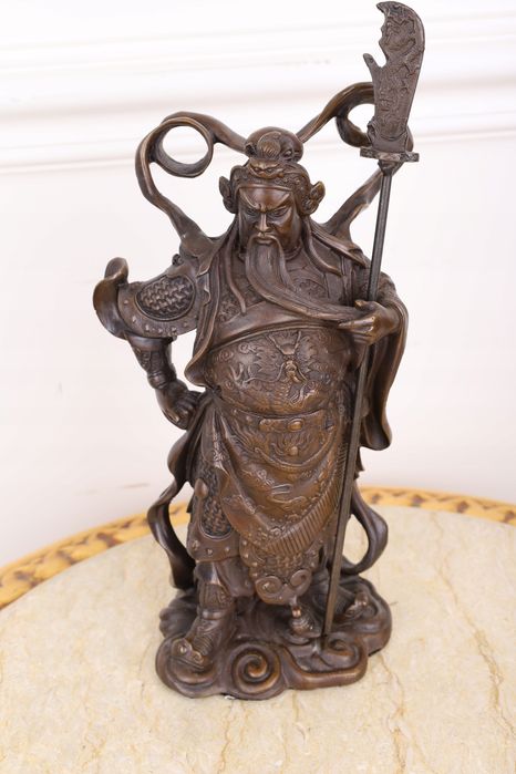 Samurai Figura Z Brązu 26 Cm