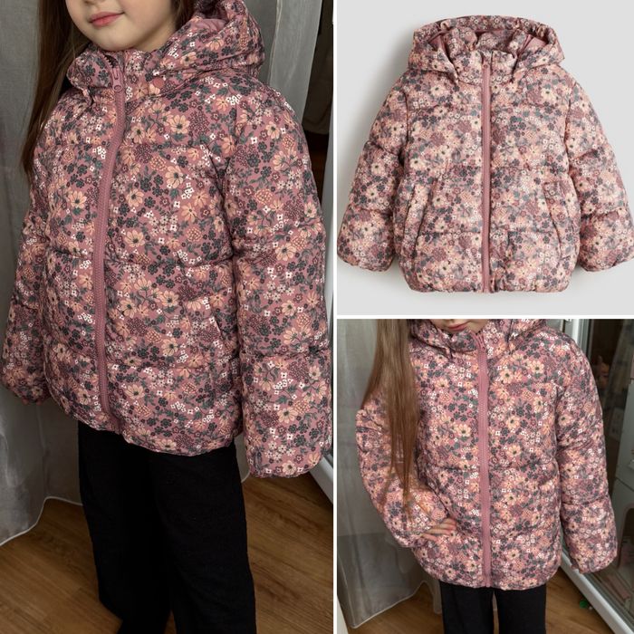 р.116,120,122/128,134/140  детская куртка hm,zara,курточка hm