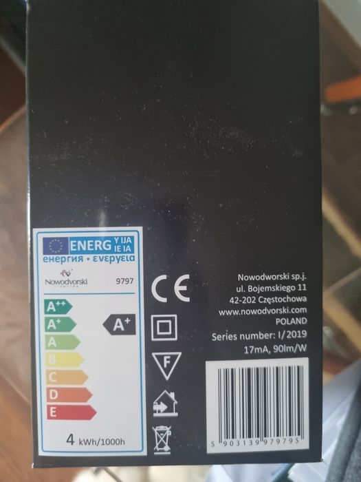 Żarówki Nowodvorski Vintage Bulb Golden Glass