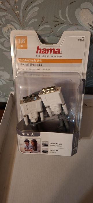 DVI-D Dual Link Hama 1.8 m. Германия!