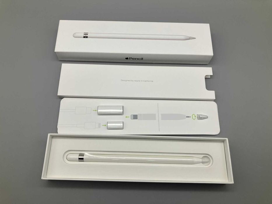 Стилус Apple Pencil (Model A1603, MQLY3ZM/A) Новий повний комплект