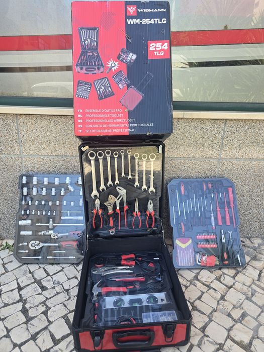 Mala de ferramenta como 4 gavetas completas novo