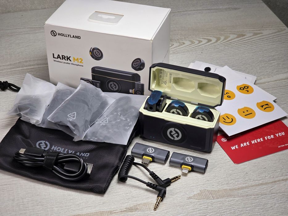 Мікрофони для смартфону чи камери Hollyland Lark M2 Combo • НОВІ!