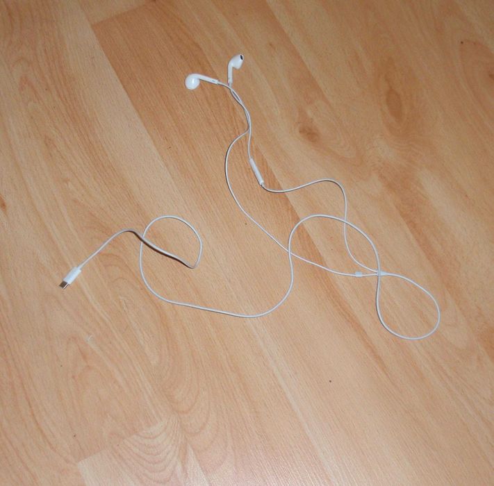 Белые проводные наушники вкладыши Airpods/Ear Pods Type-C Beats Audio