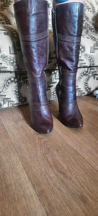 Чобітки жіночі, натуральна шкіра  39р