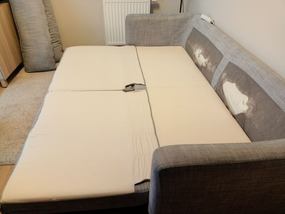 Sofa Karlstad Ikea rozkładana zdejmowane pokrycie + podnóżek