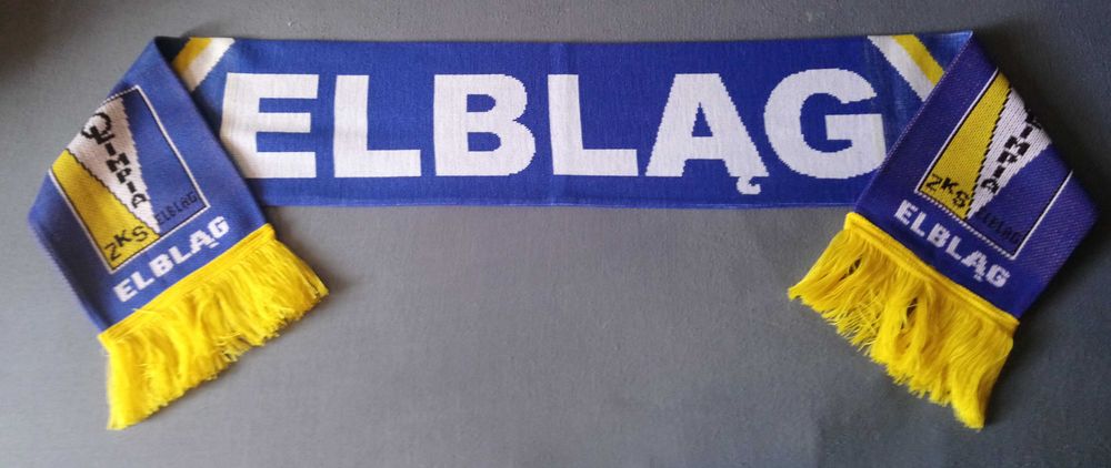 OLIMPIA ELBLĄG !! Szalik Szal piłkarski sportowy