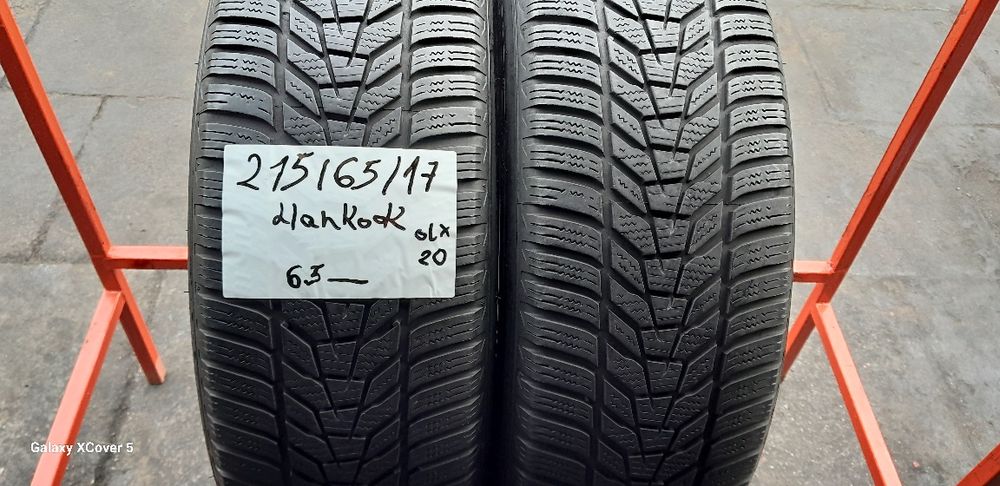 Opony Zimowe 215÷65÷17÷.HANKOOK.6,5 mm.Rok 2020.Cena 115 zł sztuka.