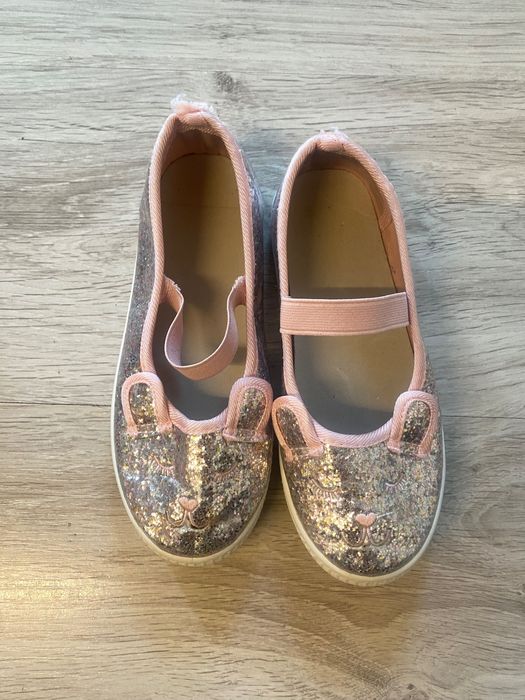 Srebrne Baleriny rozm.31