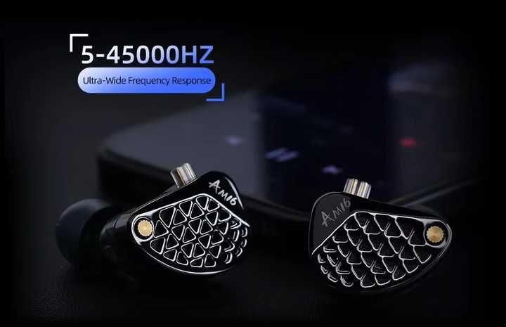 KZ AM16 - 16ти драйверні IEM навушники нового покоління для PRO-Аудіо