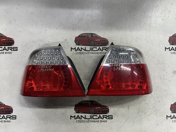 Lampy tyl lewa prawa lampa led ledowe tylne bmw e46 cabrio oryginal