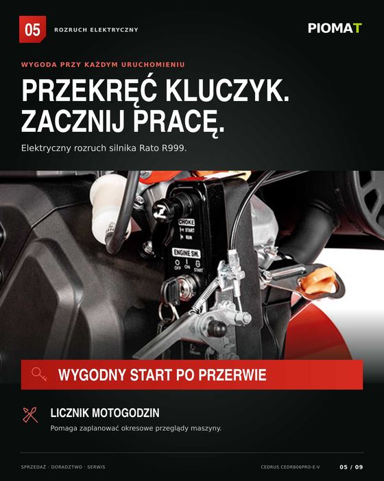 Cedrus CEDRB06PRO-E-V rębak do 15 cm 2 cylindry 34 KM