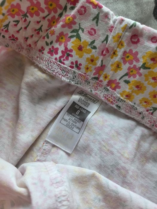 Krótkie spodenki 3 pary Dunnes Next M&S r. 128cm 8 lat
