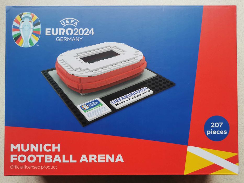 Klocki EURO 2024 Stadion Munich Football Arena NOWY Unikat Ideał