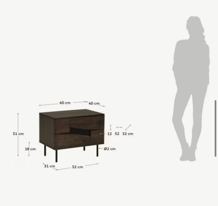 Cómodas em nogueira Kave Home