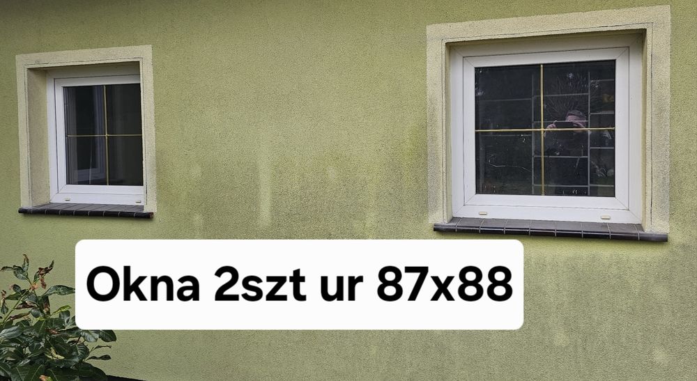 Okna PCV i Okna balkonowe Białe z szprosem