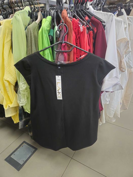 Czarna bluzka, koszulka Laki Couture r. Uni !!!