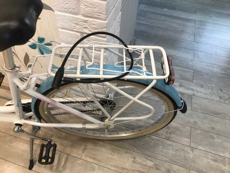 Rower miejski Monteria 26 cali Kolor lazurowo-biały