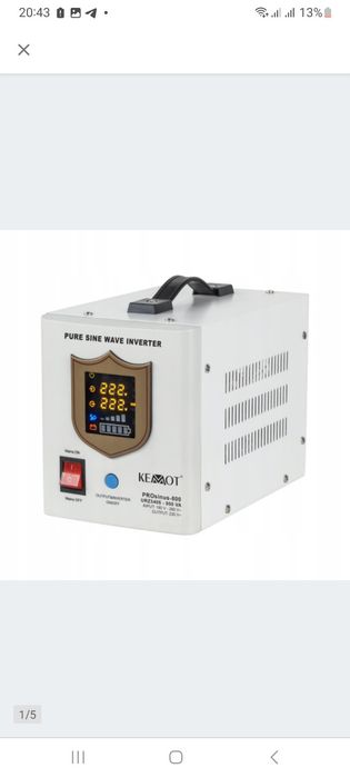 ДБЖ •Джерело безперебійного живлення• ИБП Kemot 500 VA/300вт• інвертор