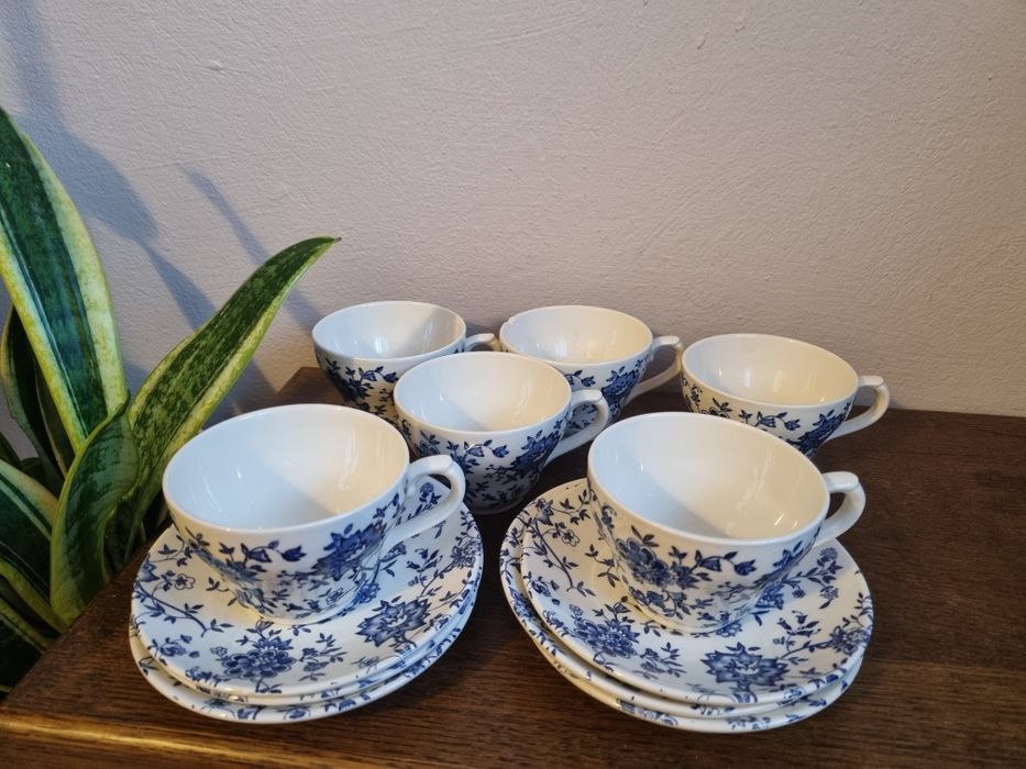 Anglia England porcelana zastawa komplet Filiżanki spodki do herbaty v