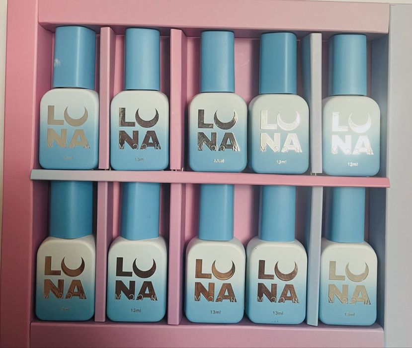 Набір гель- лаків від Luna, якісний бренд 13 мл