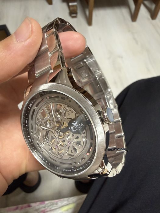 Relógio Optima Skeleton