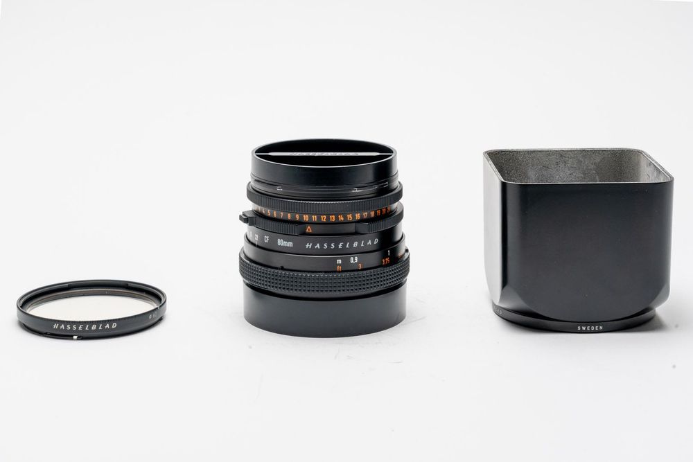 Objectiva HASSELBLAD carl zeiss PLANAR CF 80mm F2.8 T